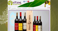 Desktop Screenshot of aceitesutica.com